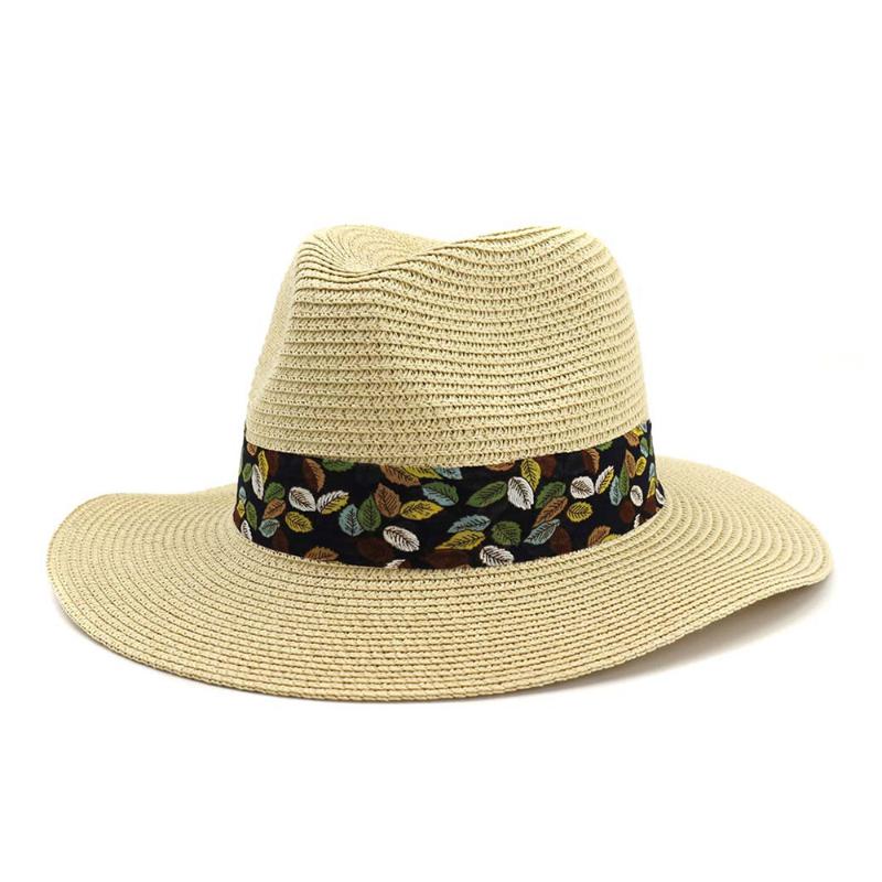 2020 Women's Sun Hat Straw Panama Hat Female Print Beach Fedora New Summer Coffee British Wide Brim Ladies Jazz, Black
2020 Women's Sun Hat Straw Panama Hat Female Print Beach Fedora New Summer Coffee British Wide Brim Ladies Jazz, Black