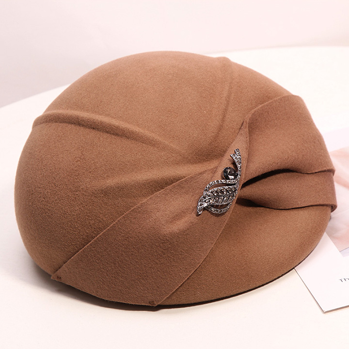 LongBaiLi Winter Elegant Wool Felt Beret Hats For Women Free Shipping PWSV019, Black
LongBaiLi Winter Elegant Wool Felt Beret Hats For Women Free Shipping PWSV019, Black