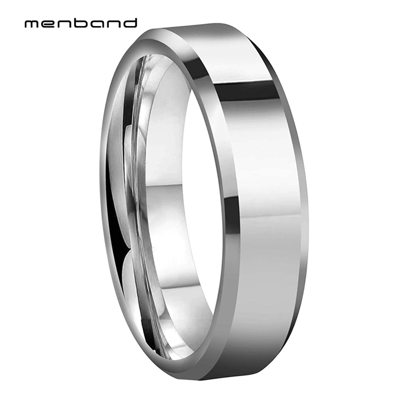 Shiny Tungsten Ring Classic Wedding Band Women Ring Beveled Polished Finish 6MM Box Available
Shiny Tungsten Ring Classic Wedding Band Women Ring Beveled Polished Finish 6MM Box Available