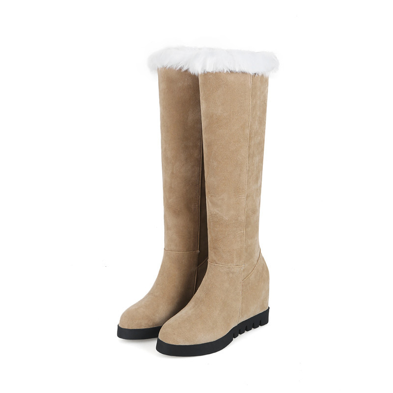Swyivy High Snow Boots Women Winter Fur Warm Shoes Wedges Tall Boot 2020 New Female Sexy Long Boots Warm Snowboots Wedges, Beige
Swyivy High Snow Boots Women Winter Fur Warm Shoes Wedges Tall Boot 2020 New Female Sexy Long Boots Warm Snowboots Wedges, Beige