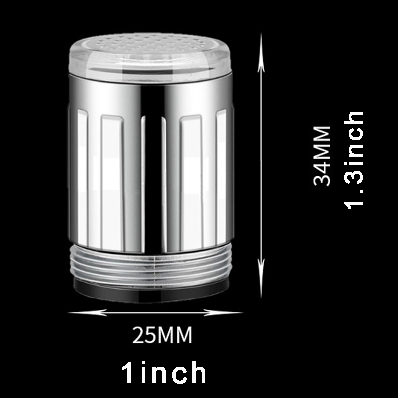 New LED Faucet Fashion 3 Colors Water Glow Tap LED Faucet Light Temperature Control Faucets Sensor Sink Taps Lights With Adapte