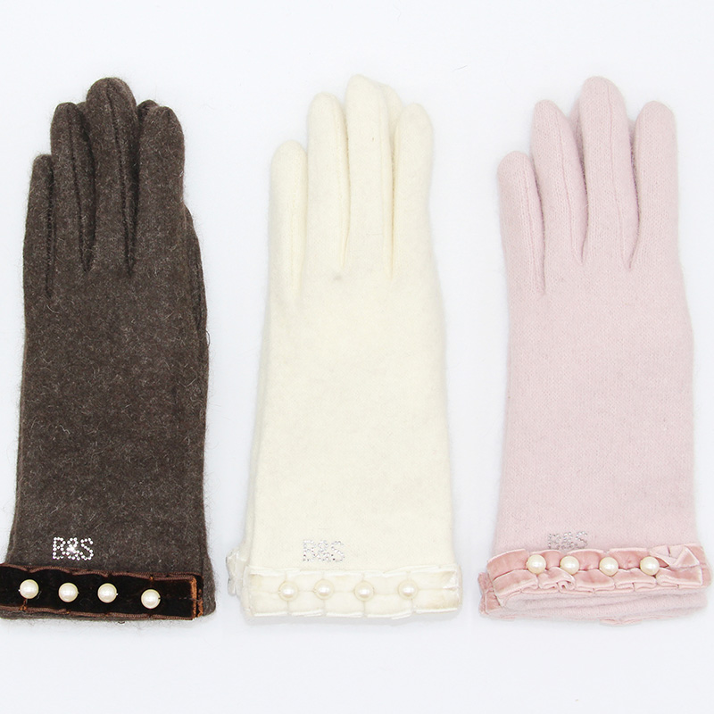 Women Gloves Soft Warm Simple Knit Gloves Fashion Beaded Slip Wear-Resistant Outdoor Winter Fur Mittens Winter
Women Gloves Soft Warm Simple Knit Gloves Fashion Beaded Slip Wear-Resistant Outdoor Winter Fur Mittens Winter