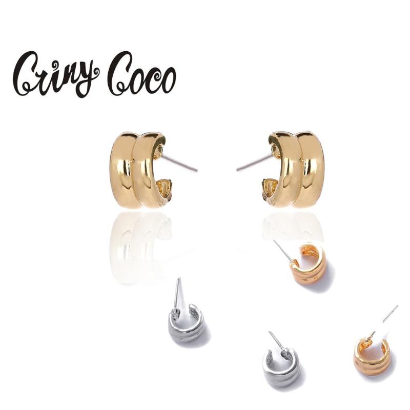 Trendy Unisex Punk Exquisite Stud Earrings 2020 Unique Gold Color Alloy Jewelry Earring Girl Ear Studs for Women Femme Bijoux
Trendy Unisex Punk Exquisite Stud Earrings 2020 Unique Gold Color Alloy Jewelry Earring Girl Ear Studs for Women Femme Bijoux