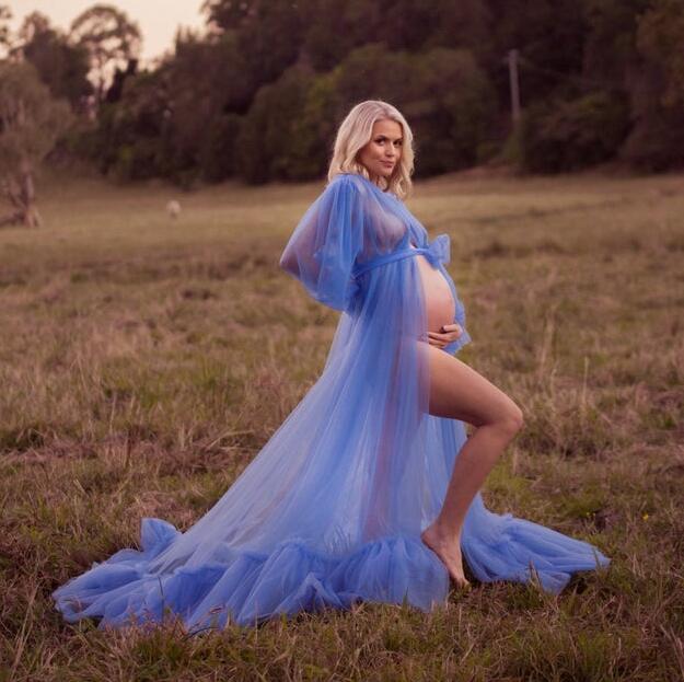 Maternity Dresses For Photo Shoot Pregnant Women Photography Props Custom Made Weddiing Party Sleepwear Cheap Women Luxury Gowns