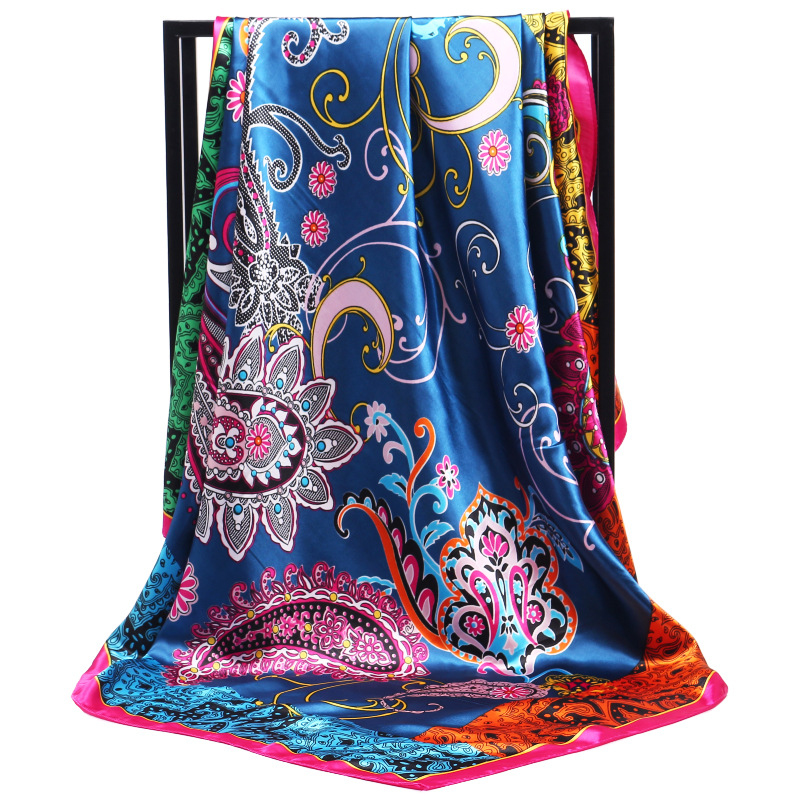 Silk Scarf Women Head Hijab Headband Bohemian Cashew Print Bandana Foulard Neck Square Scarves Satin Shawl Wraps
Silk Scarf Women Head Hijab Headband Bohemian Cashew Print Bandana Foulard Neck Square Scarves Satin Shawl Wraps