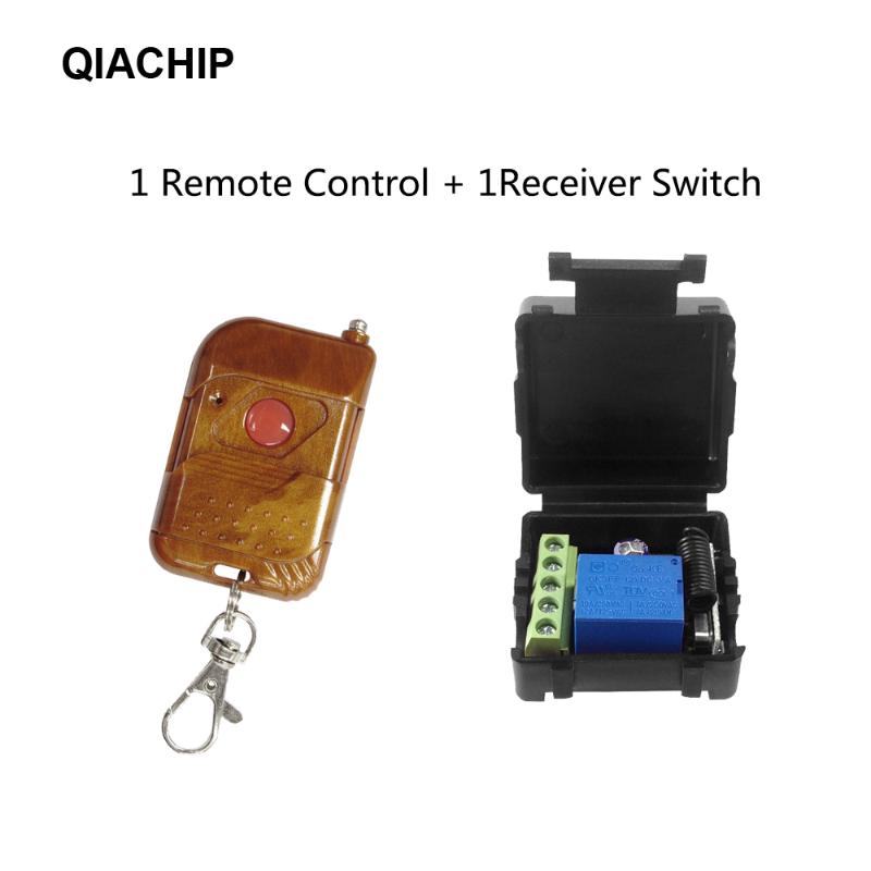 QIACHIP Remote Control 433Mhz DC 12V 1CH RF Relay Receiver + 433mhz Transmitter For Remote Control Switch Garage Gate Door Motor
QIACHIP Remote Control 433Mhz DC 12V 1CH RF Relay Receiver + 433mhz Transmitter For Remote Control Switch Garage Gate Door Motor