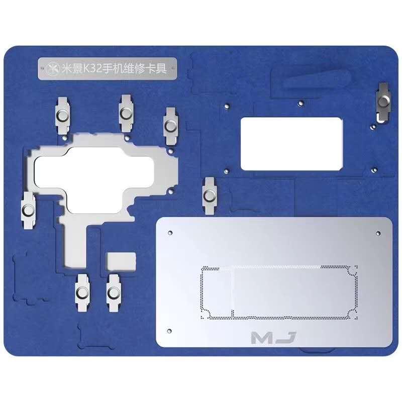 MJ K32 Adjustable Clamp PCB Motherboard Soldering Holder Fixture for 11 Pro Max Removal glue BGA Soldering Repair Tools
MJ K32 Adjustable Clamp PCB Motherboard Soldering Holder Fixture for 11 Pro Max Removal glue BGA Soldering Repair Tools