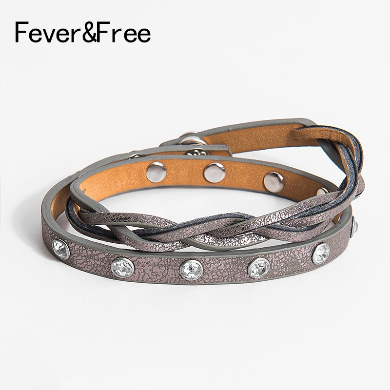 Fever&Free 2 Layers Snap Button Jewelry 3 Colors Punk Bracelets & Bangles For Women And Men Rock Wristband Bracelets Bijoux Gift
Fever&Free 2 Layers Snap Button Jewelry 3 Colors Punk Bracelets & Bangles For Women And Men Rock Wristband Bracelets Bijoux Gift