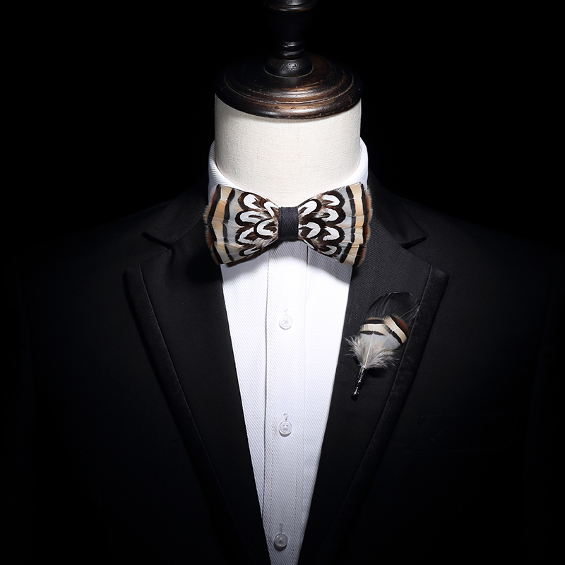 New Free Shipping Men's male Natural feather high-end European American handmade wedding business party ceremonial bow tie set
New Free Shipping Men's male Natural feather high-end European American handmade wedding business party ceremonial bow tie set