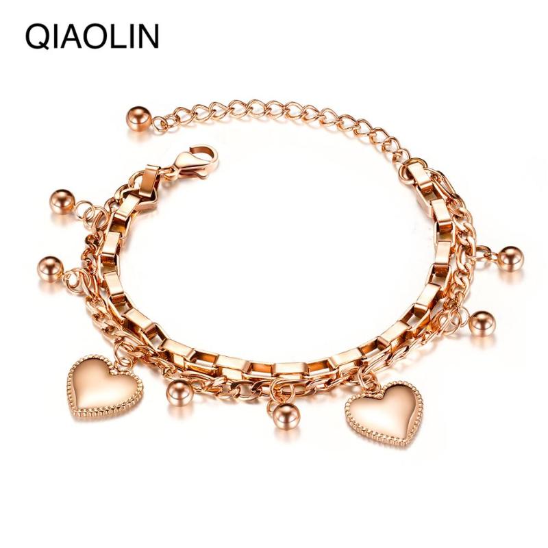 Stainless Steel Jewelry Woman Rose Gold Layered Bracelets Bangles For Women Fashion Jewelry Accessories Gift
Stainless Steel Jewelry Woman Rose Gold Layered Bracelets Bangles For Women Fashion Jewelry Accessories Gift