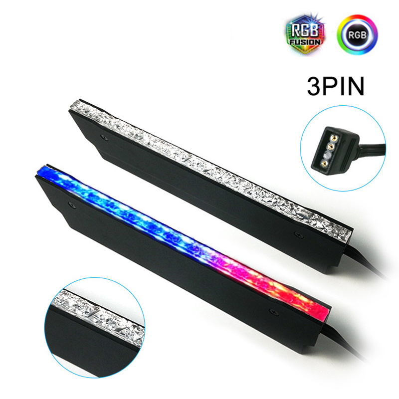 2PCS Memory Cooling Radiator Cooler shell 5V 3.6W RGB LED Light Effect Aluminum Heatsink for Desktop RAM DDR3 DDR4
2PCS Memory Cooling Radiator Cooler shell 5V 3.6W RGB LED Light Effect Aluminum Heatsink for Desktop RAM DDR3 DDR4