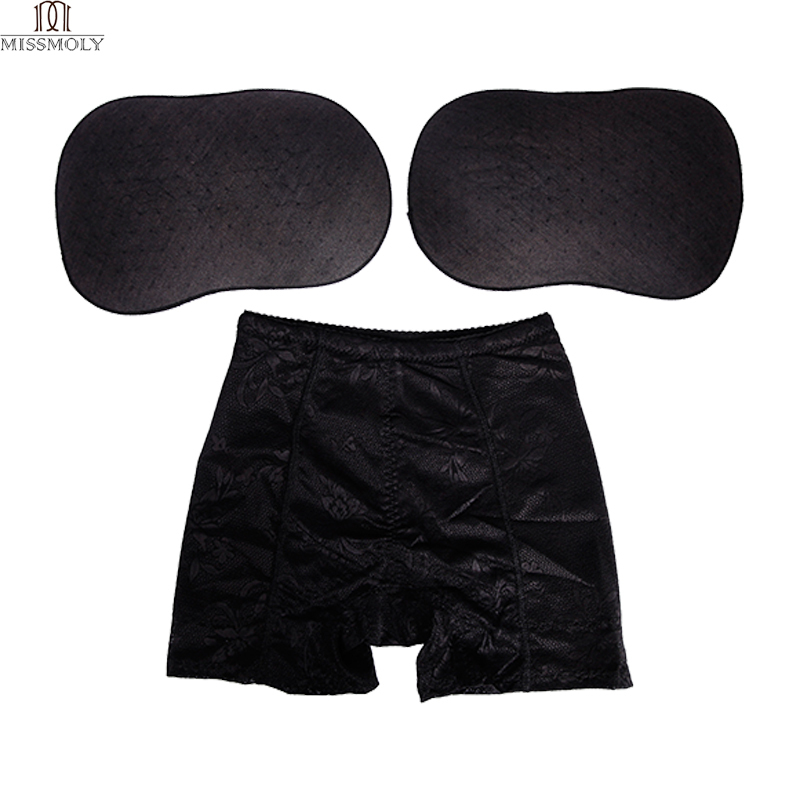 Miss Moly Invisible Butt Lifter Booty Hip Enhancer Body Shaper Padding Panty Push Up Bottom Shapewear Woman Modeling Panties 200922