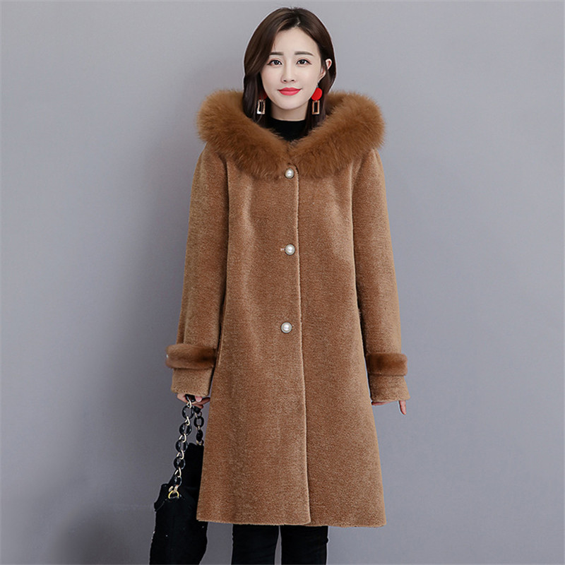 Fur Coat Women Wine Red Caramel Apricot Plus Size Faux Fur Hooded Jackets 19 New Autumn Winter Fashion Slim Long Coat LD1122
Fur Coat Women Wine Red Caramel Apricot Plus Size Faux Fur Hooded Jackets 19 New Autumn Winter Fashion Slim Long Coat LD1122