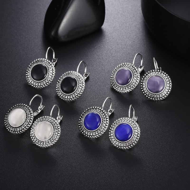 Bohemian Ethnic Style Retro Round Earring For Women Blue Black White Purple Color Earrings Ears Charm Jewelry
Bohemian Ethnic Style Retro Round Earring For Women Blue Black White Purple Color Earrings Ears Charm Jewelry