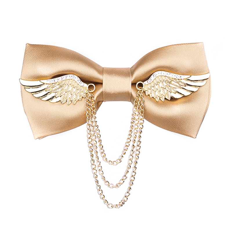 New Diamond Golden Bow Tie for Men Wedding Business Banquet Suit Accessories Gift Handmade Adjustable Bowtie
New Diamond Golden Bow Tie for Men Wedding Business Banquet Suit Accessories Gift Handmade Adjustable Bowtie