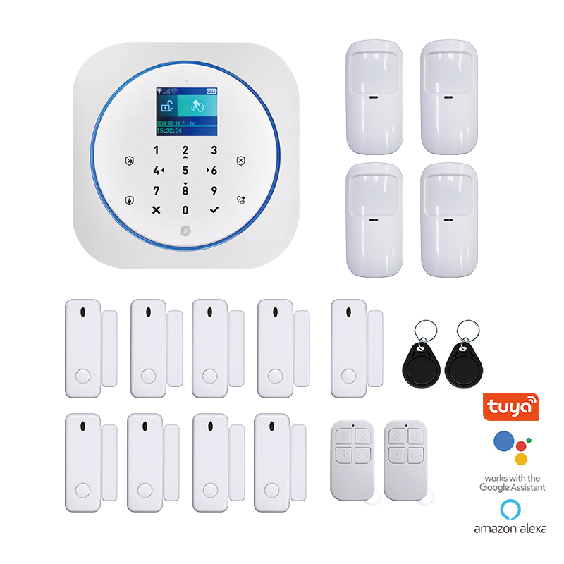 Tuya WiFi GSM Home Alarm System Wireless House Security Alarm With IP Camera Smart Life APP Alexa Google Home Voice Control
Tuya WiFi GSM Home Alarm System Wireless House Security Alarm With IP Camera Smart Life APP Alexa Google Home Voice Control