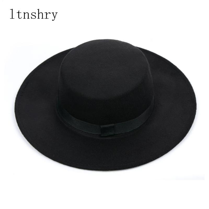 New Classic Solid Color Felt Fedoras Hat Belt for Men Women Blend Jazz Cap Wide Brim Simple Flat Top Hat Mujer
New Classic Solid Color Felt Fedoras Hat Belt for Men Women Blend Jazz Cap Wide Brim Simple Flat Top Hat Mujer