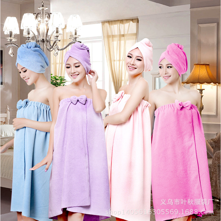 Sugan Life New Cute Bow Bath Towel Set 1pcs Bath Towel 1pcs Dry Hair Cap Super Absorbent
Sugan Life New Cute Bow Bath Towel Set 1pcs Bath Towel 1pcs Dry Hair Cap Super Absorbent