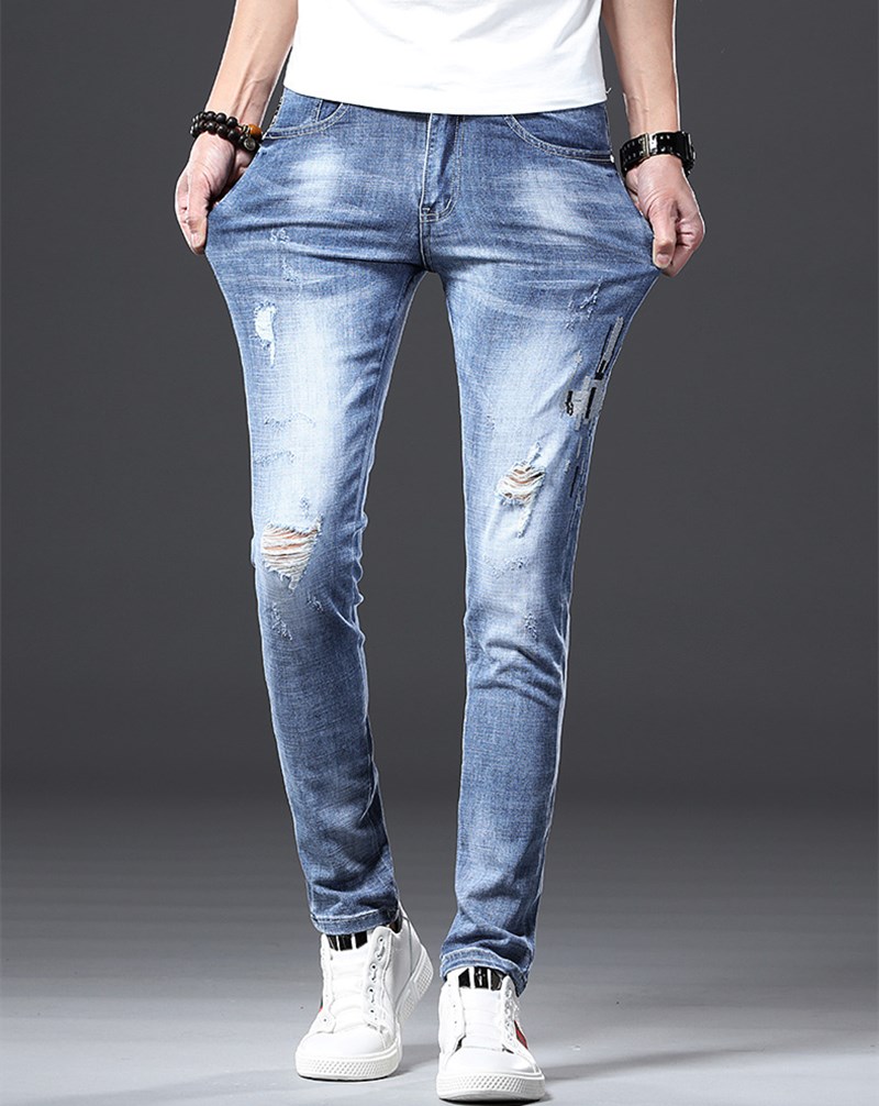 Hot selling 2020 autumn new Designers luxury men jeans European American mens slim pencil pants trend mid-waist embroidery ripped trousers
Hot selling 2020 autumn new Designers luxury men jeans European American mens slim pencil pants trend mid-waist embroidery ripped trousers