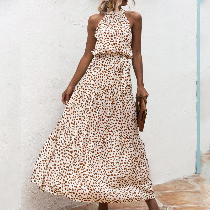 2020 new style Summer Elegant Sexy beach long Dress Women 2020 Fashion Print Flowers Polka-dot strap Ladies Halter boho dress women vestidos, Picture green
2020 new style Summer Elegant Sexy beach long Dress Women 2020 Fashion Print Flowers Polka-dot strap Ladies Halter boho dress women vestidos, Picture green