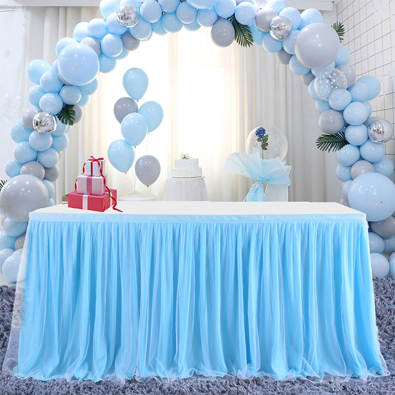 Wedding rectangular table skirt for tablecloth table cover wedding stage skirting decoration tutu tables skirt baby shower
Wedding rectangular table skirt for tablecloth table cover wedding stage skirting decoration tutu tables skirt baby shower