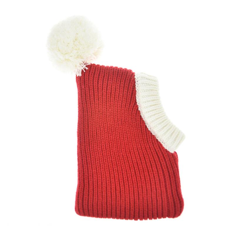 Woolen Christmas Knitted Pet Dog Cat Hats Lovely Winter Puppy Dog Costume Cute Head Dress Hat Size XS S M L XL