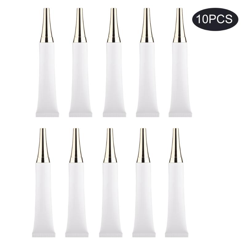 Storage Bottles & Jars 10pcs 20g Makeup Eye Cream Hand Essence Soft Tube Fluid Bottle Cosmetic Packaging Squeeze Empty Container1