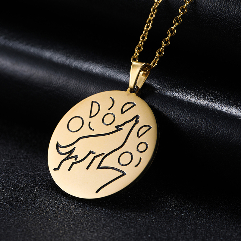Unift Vividly Carved Wolf Pendant Animal Necklace For Men Women Classic Solid Stainless Steel Round Jewelry Vintage Accessories
Unift Vividly Carved Wolf Pendant Animal Necklace For Men Women Classic Solid Stainless Steel Round Jewelry Vintage Accessories