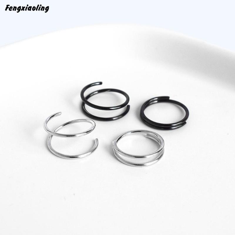 Fengxiaoling Real 925 Sterling Silver Minimalist Spin Line Hoop Earrings For Fashion Women Fine Jewelry Cute Accessories 2020
Fengxiaoling Real 925 Sterling Silver Minimalist Spin Line Hoop Earrings For Fashion Women Fine Jewelry Cute Accessories 2020