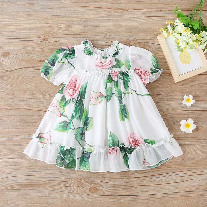 HIPIC 2020 New Baby Short-sleeved Printed Ruffled Fashion Children's Dress Summer Kids Casual Clothing Christmas Girl Princess, White
HIPIC 2020 New Baby Short-sleeved Printed Ruffled Fashion Children's Dress Summer Kids Casual Clothing Christmas Girl Princess, White