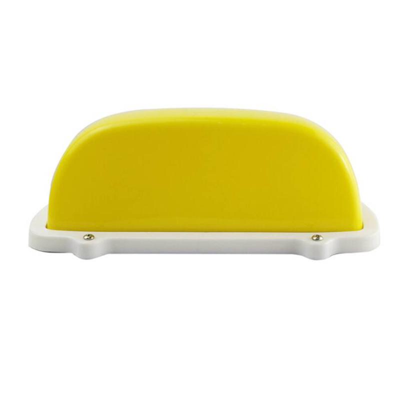 

New car top light yellow shell 12V LED Dome Light with magnet base No words and taxi Waterproof, As pic