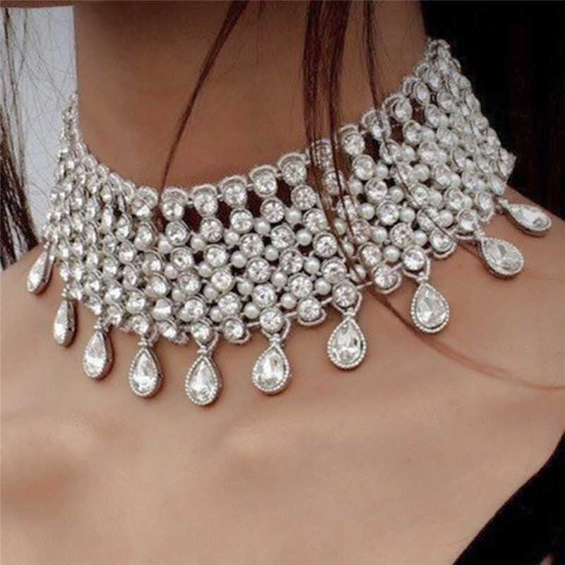 Imixlot 2020 Delicate Fashion Full Rhinestone Water Drop Choker Women Girls Charm Clavicle Crystal Chain Party Jewelry Gift
Imixlot 2020 Delicate Fashion Full Rhinestone Water Drop Choker Women Girls Charm Clavicle Crystal Chain Party Jewelry Gift