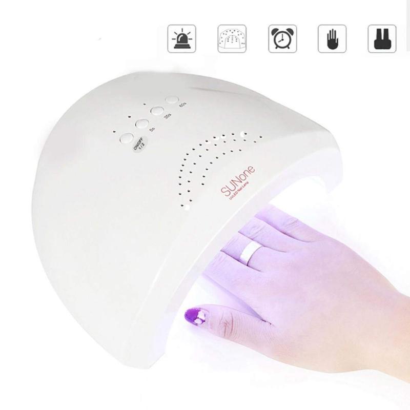 48W/24W Auto Sensing Nail Polish Lamp UV LED Lamp Nail Dryer for Curing All UV Gel Professional Machine Dryer SUNone, Light grey
48W/24W Auto Sensing Nail Polish Lamp UV LED Lamp Nail Dryer for Curing All UV Gel Professional Machine Dryer SUNone, Light grey
