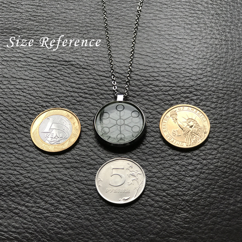 Round necklace ladies pendant European and American fashion simple jewelry stainless steel creative
Round necklace ladies pendant European and American fashion simple jewelry stainless steel creative