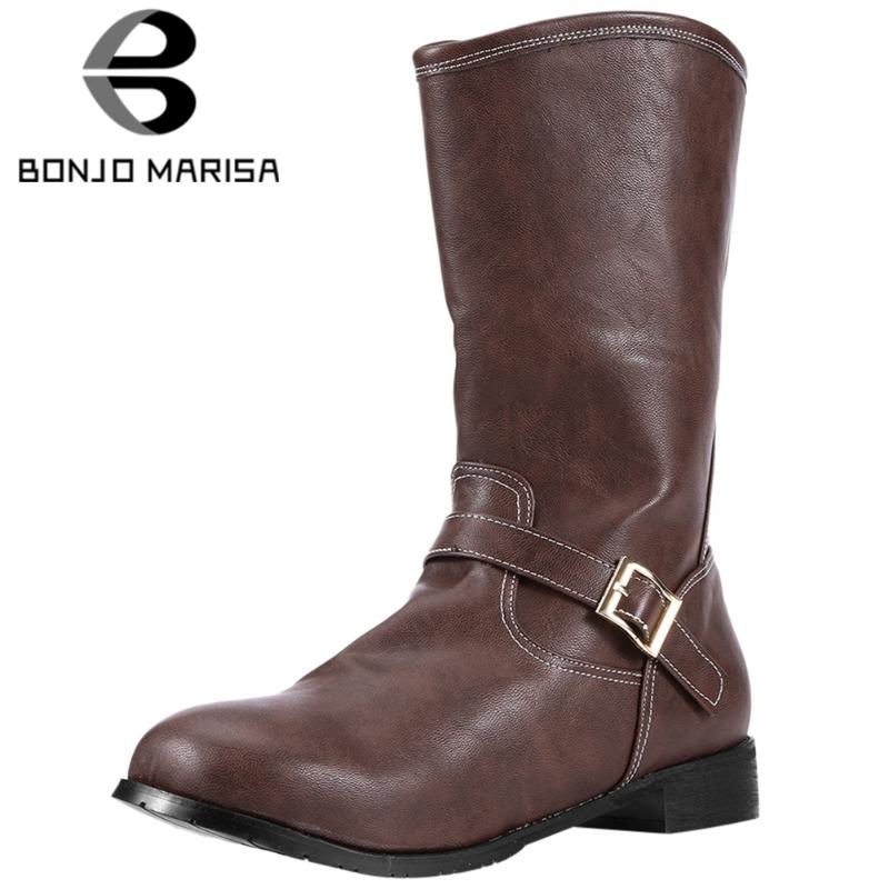 BONJOMARISA New Arrival slip-on mid-calf Riding Concise Solid Color High Top Boots Women Low Heel Autumn Shoes Woman, Black
BONJOMARISA New Arrival slip-on mid-calf Riding Concise Solid Color High Top Boots Women Low Heel Autumn Shoes Woman, Black