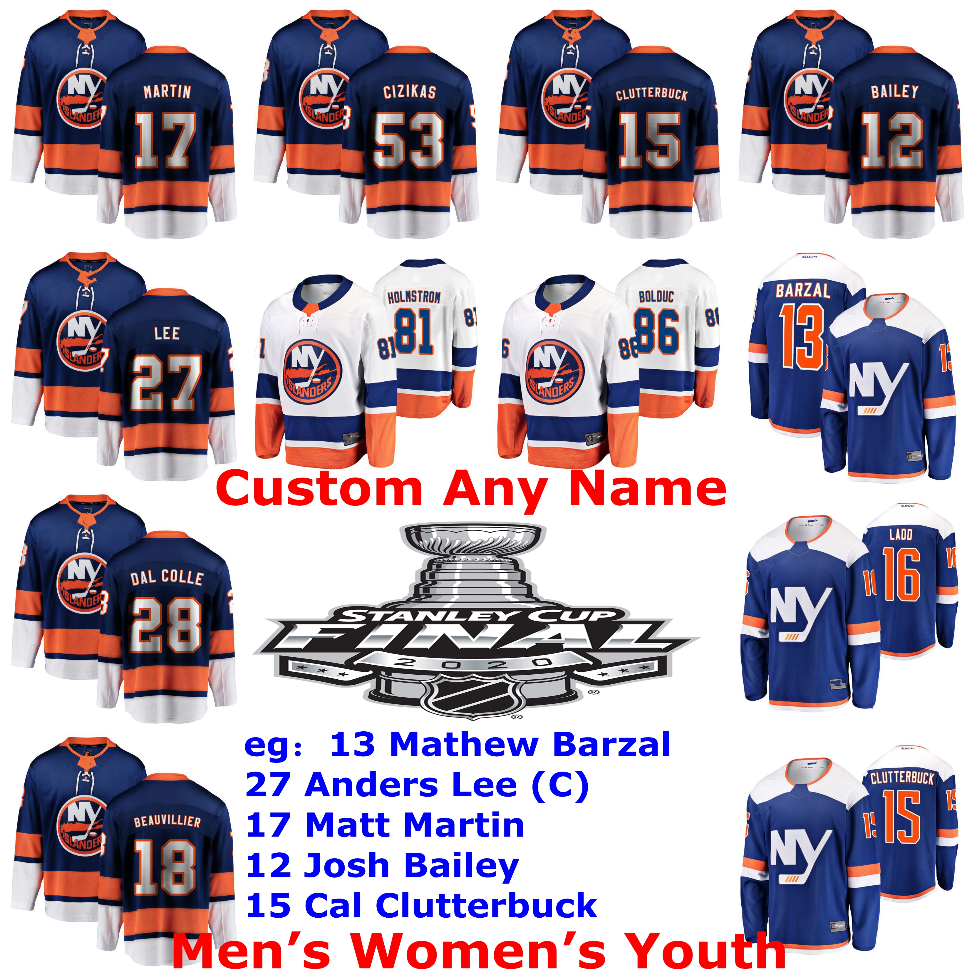 Stanley Cup Final New York Islanders Jerseys Mathew Barzal Jersey Anders Lee Matt Martin Josh Bailey Cal Clutterbuck Hockey Jerseys Custom, Black;red
Stanley Cup Final New York Islanders Jerseys Mathew Barzal Jersey Anders Lee Matt Martin Josh Bailey Cal Clutterbuck Hockey Jerseys Custom, Black;red