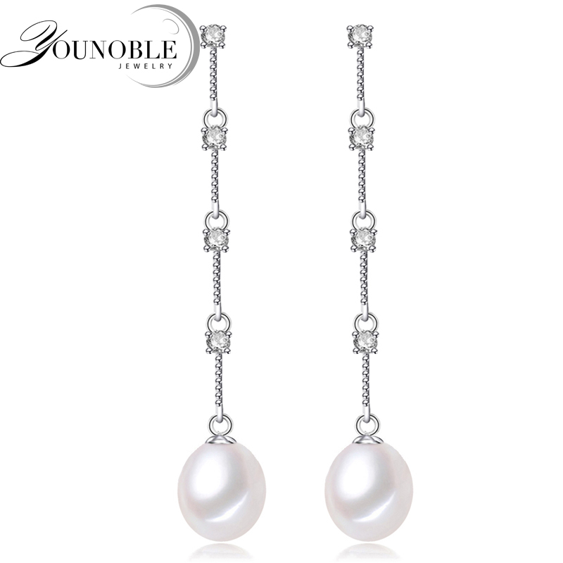 Drop Long pearl earrings for women,wedding freshwater pearl earrings 925 silver jewelry anniversary gift white 8-9mm gift box
Drop Long pearl earrings for women,wedding freshwater pearl earrings 925 silver jewelry anniversary gift white 8-9mm gift box