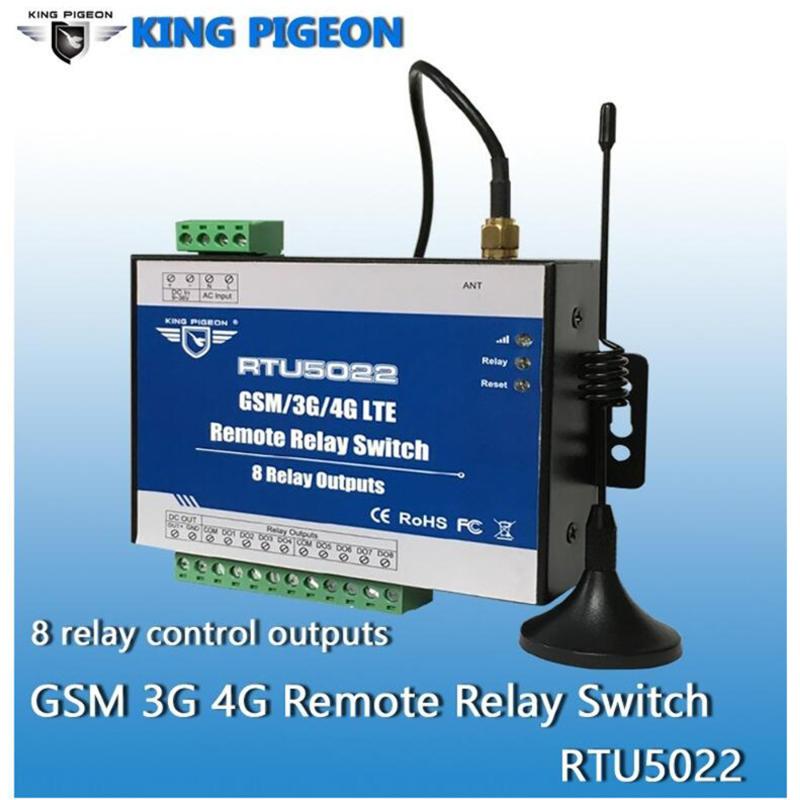 RTU5022 GSM Switch 3G 4G Remote Switches SMS Controller with 8 Relay Output Supports SMS APP Timer and Web Server Setting
RTU5022 GSM Switch 3G 4G Remote Switches SMS Controller with 8 Relay Output Supports SMS APP Timer and Web Server Setting