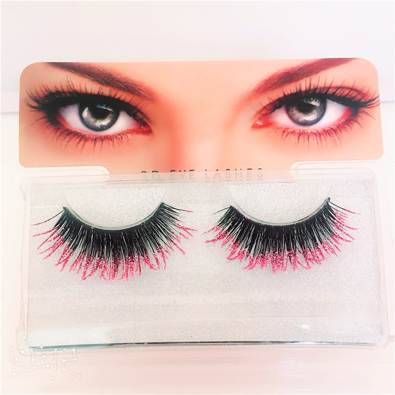 Hand-made pink eyelashes soft comfortable natural dense plain make-up false eyelashes
Hand-made pink eyelashes soft comfortable natural dense plain make-up false eyelashes