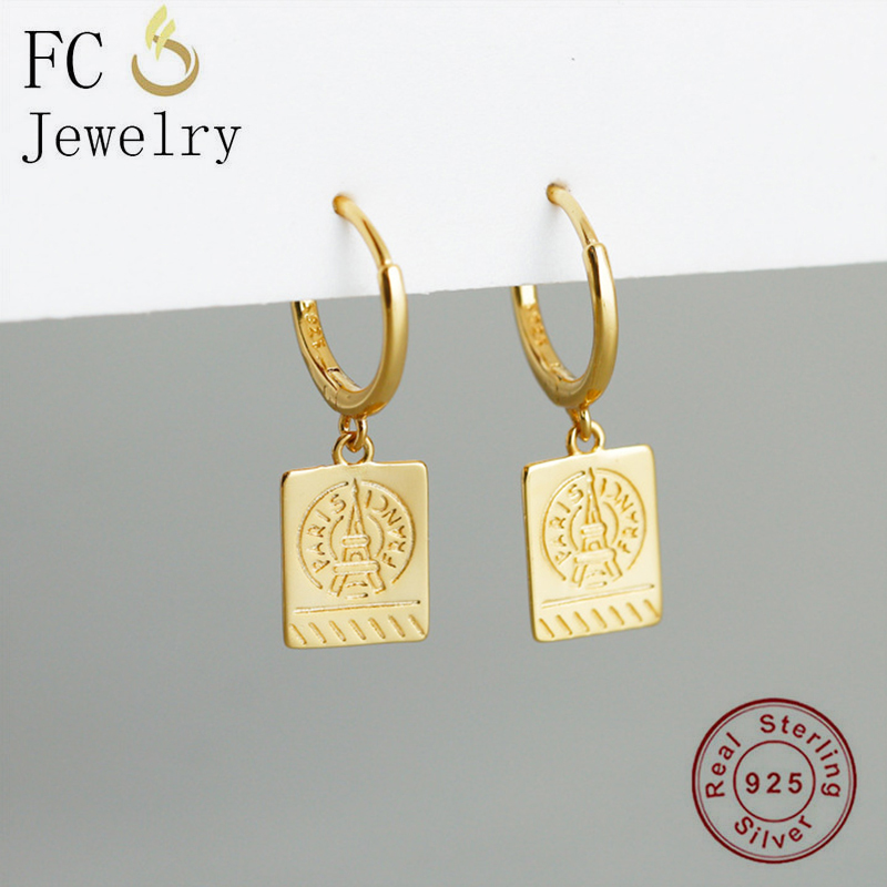 FC Jewelry 925 Silver Gold Color France Square Eiffel Tower Hoop Earring Piercing Boucke Doreille For Women Pendientes 2020 New
FC Jewelry 925 Silver Gold Color France Square Eiffel Tower Hoop Earring Piercing Boucke Doreille For Women Pendientes 2020 New