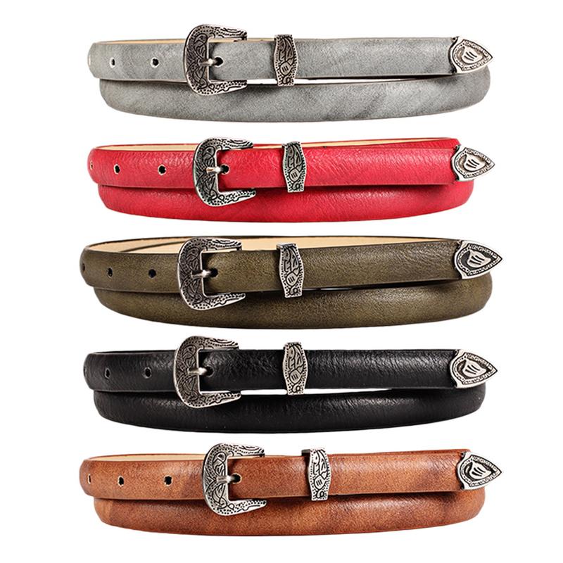 Women's Retro Carving Thin Waist Belt Trendy and All-matching Artificial Leather Thin Waist Belt Decorative, Black
Women's Retro Carving Thin Waist Belt Trendy and All-matching Artificial Leather Thin Waist Belt Decorative, Black