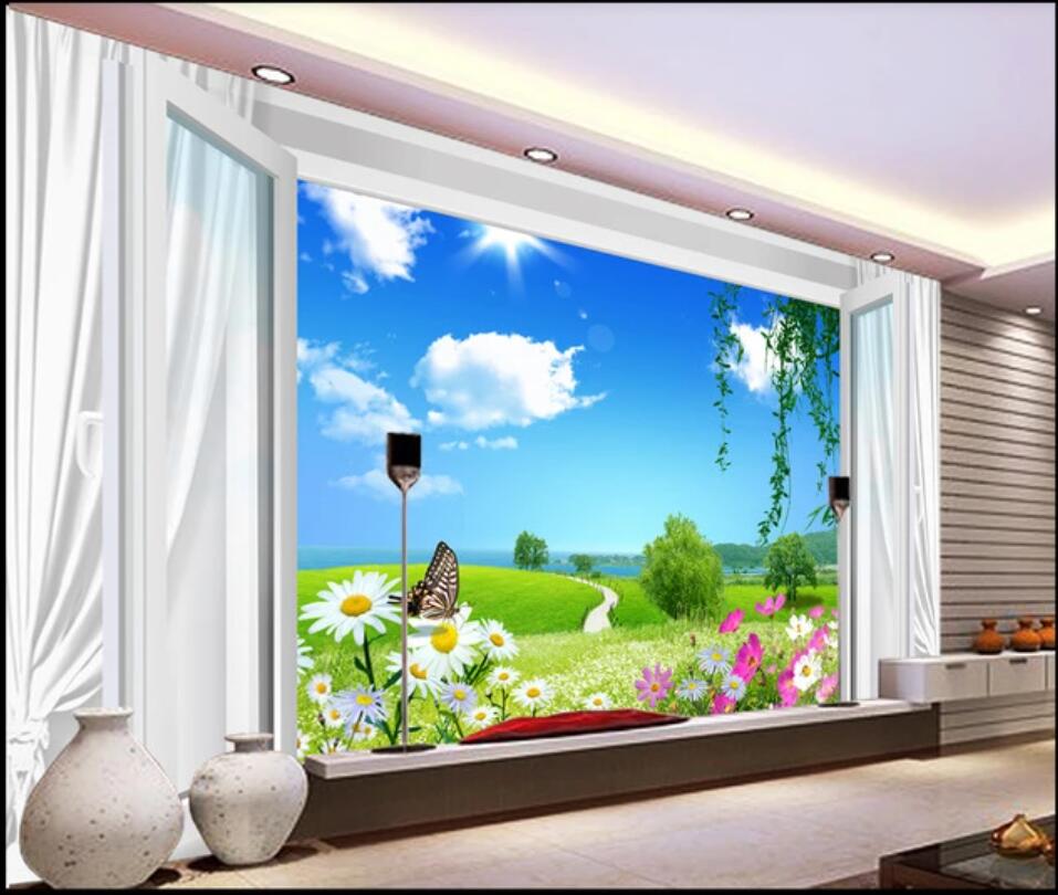 3d photo wallpaper custom mural Dream spring 3d window curtain willow flower home decor photo wallpaper for walls 3 d in the living room, Non-woven wallpaper
3d photo wallpaper custom mural Dream spring 3d window curtain willow flower home decor photo wallpaper for walls 3 d in the living room, Non-woven wallpaper