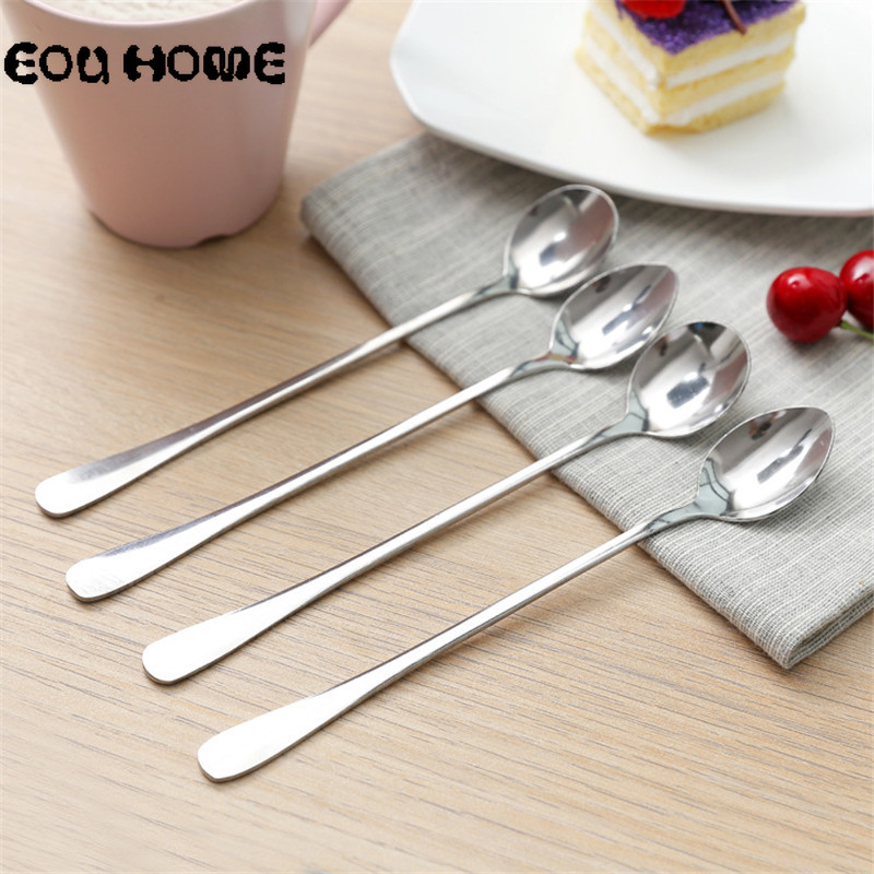 10 Pcs/lot Stainless Steel Spoon with Long Handle Ice Dessert Coffee Spoons Teaspoon Household Get Together Kitchen Tableware
10 Pcs/lot Stainless Steel Spoon with Long Handle Ice Dessert Coffee Spoons Teaspoon Household Get Together Kitchen Tableware