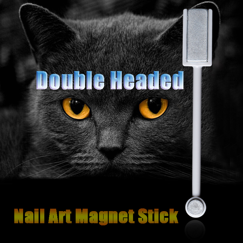 3D Double Headed Strong Nail Art Magnet Stick Cat Eyes Magnet for Nail Gel Polish Magnetic Board Pen Line Strip Effect Tools, White
3D Double Headed Strong Nail Art Magnet Stick Cat Eyes Magnet for Nail Gel Polish Magnetic Board Pen Line Strip Effect Tools, White