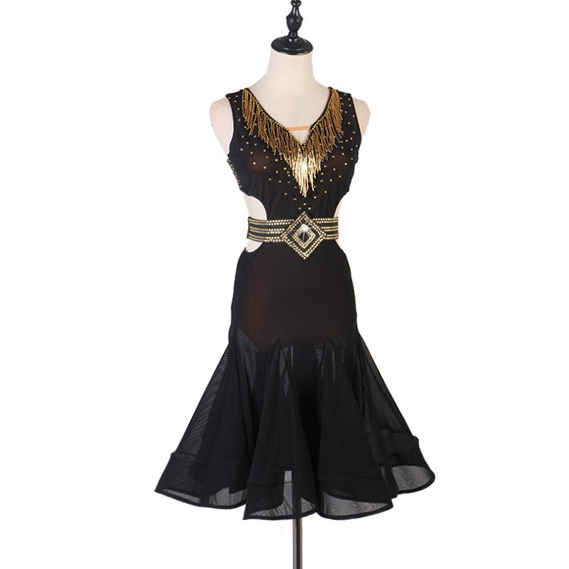 Custom Women Tassel Rhinestones Sexy Latin Dance Dress Tango Salsa Rumba Cha Cha Samba Competition Black Performance Costume
Custom Women Tassel Rhinestones Sexy Latin Dance Dress Tango Salsa Rumba Cha Cha Samba Competition Black Performance Costume