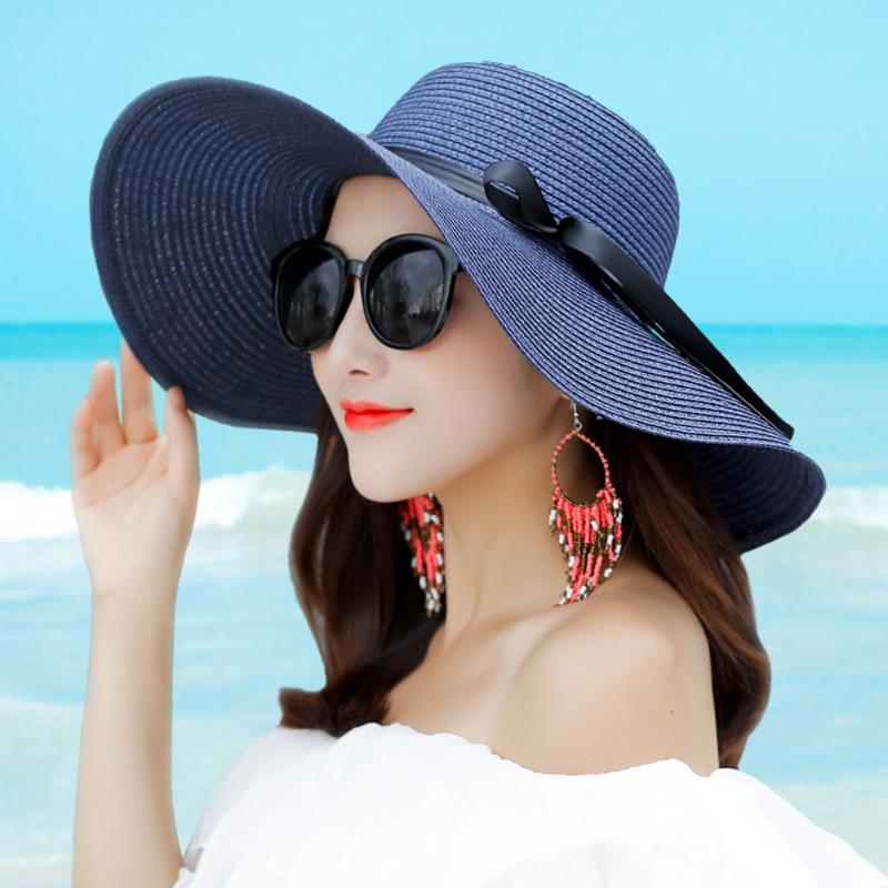 Summer Wide Brim Floppy Straw Hat Women Beach Sunhat Foldable Sun Block UV Protection Panama Hat Bow Outdoor Ladies Casual Caps, Pink
Summer Wide Brim Floppy Straw Hat Women Beach Sunhat Foldable Sun Block UV Protection Panama Hat Bow Outdoor Ladies Casual Caps, Pink