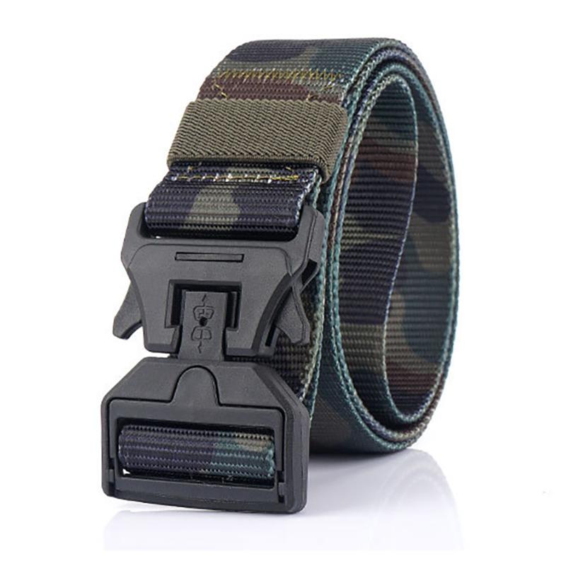 Magnetic buckle Sport Tactical belt Genuine Nylon Waist Belt Quick Release Non-Slip Men's Hunting Fishing, Black
Magnetic buckle Sport Tactical belt Genuine Nylon Waist Belt Quick Release Non-Slip Men's Hunting Fishing, Black