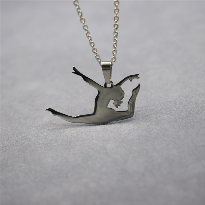 New Do the Splits Necklace Trendy Stainless Steel Gymnastic Pendant Necklace Gymnastic Jewellery Dancing Jewellery
New Do the Splits Necklace Trendy Stainless Steel Gymnastic Pendant Necklace Gymnastic Jewellery Dancing Jewellery