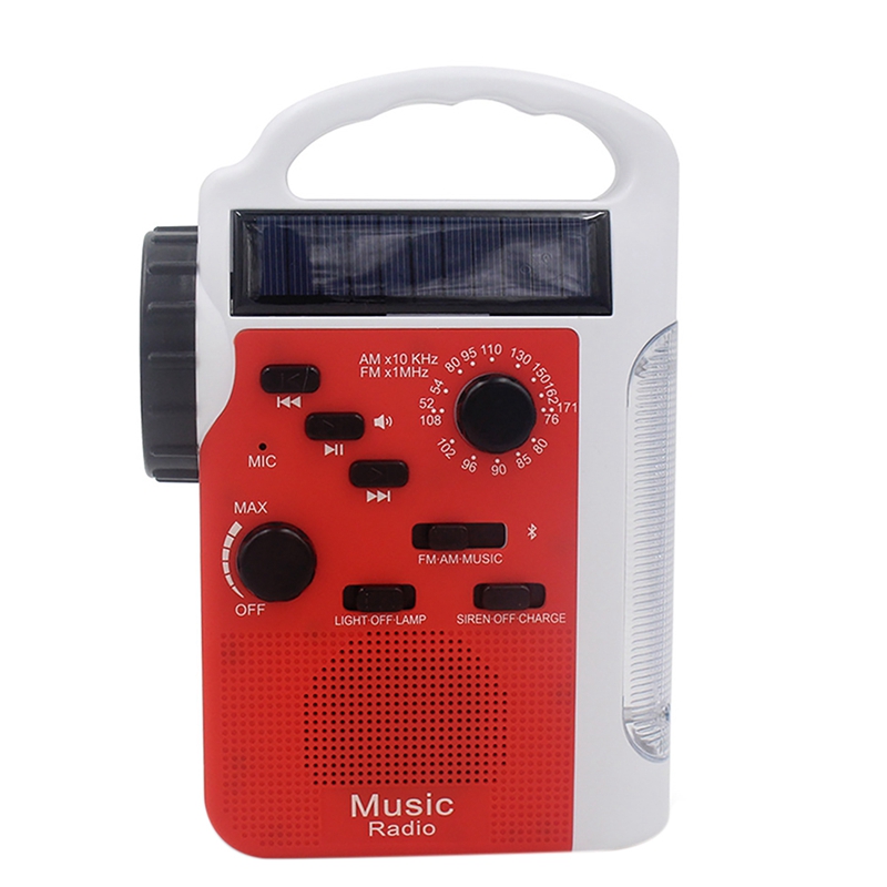 Emergency Radio Solar Radio AM FM Hand Cranked with 13 LEDs and 2300MAh Power Bank For Smartphone 
Emergency Radio Solar Radio AM FM Hand Cranked with 13 LEDs and 2300MAh Power Bank For Smartphone