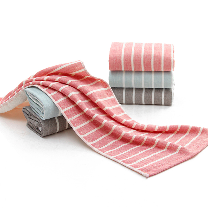 75*33cm Cotton Gauze Plain Striped Towel Washcloth Absorbent Decorative Elegant Bathroom Adult Hand Towel, Grey
75*33cm Cotton Gauze Plain Striped Towel Washcloth Absorbent Decorative Elegant Bathroom Adult Hand Towel, Grey